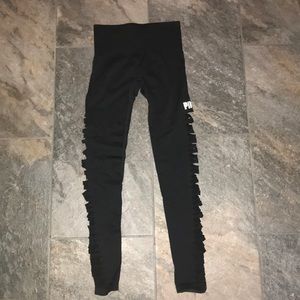 Cool and Comfy black PINK Victoria Secret leggings